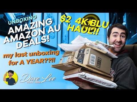 $2 4K Blu-Ray Haul from Amazon Australia!! (My Last Unboxing for a Year?!)