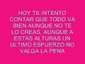 Click here to watch this video EL SOL NO REGRESA - LA QUINTA ESTACION - LETRA