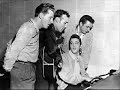 the million dollar quartet lead by carl perkins singing 