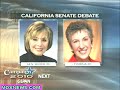 vs CARLY FIORINA California Senate Debate pt.1