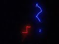 violet-2dmx blue and red dmx laser from stage ape lighting