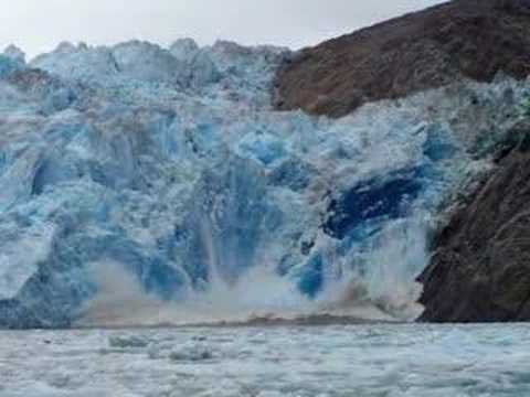 Sawyer Glacier calving