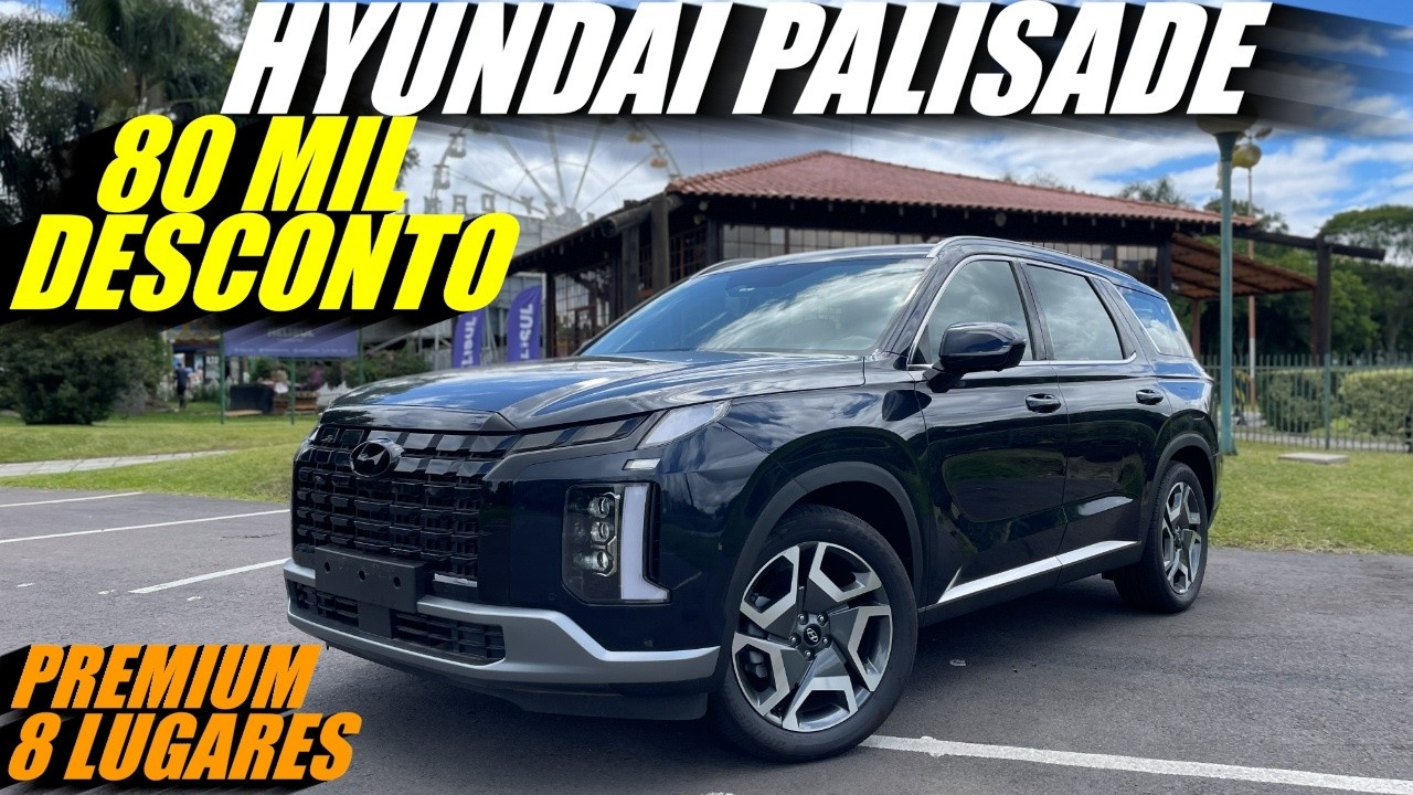 BAIXOU O PREÇO HYUNDAI PALISADE 2025 - SUV PREMIUM de 8 lugares! Mas é melhor que SW4 e COMMANDER?