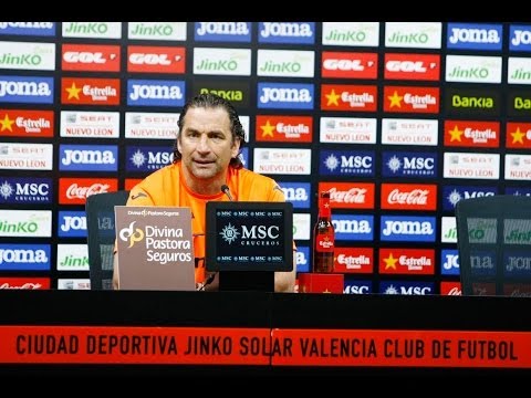 Valencia CF: Pizzi: 'Con un triunfo en el Bernabéu podemos recobrar alegría'