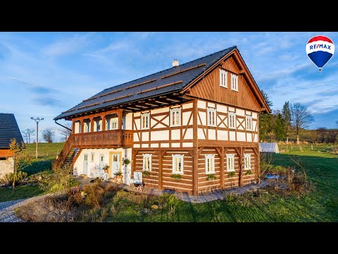 Video Prodej unikátního venkovského stavení s hospodářskou budovou v Hlemýždí - Brništi