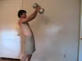 One Dumbell Squat Swing 45# 1st time 20x