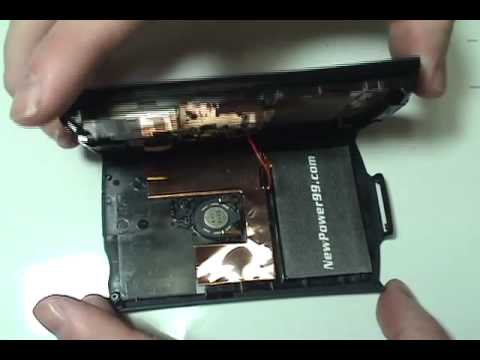 how to replace a battery in a palm tungsten e