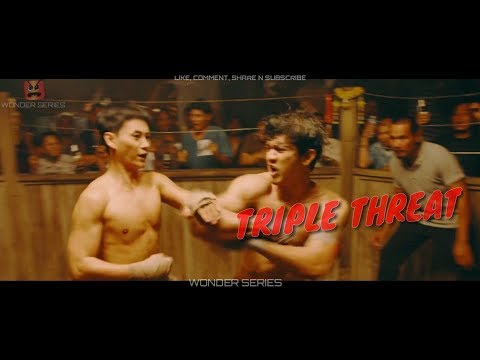 Iko Uwais VS Tiger Hu Chen Fight Scene-TRIPLE THREAT (2019)