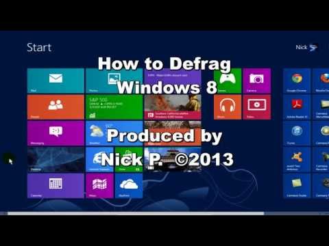 how to defrag windows xp laptop