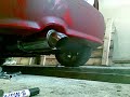 Skoda Fabia VRS homemade exhaust Skoda Fabia VRS homemade exhaust