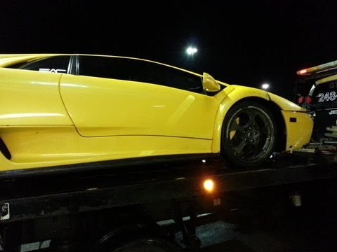 I crashed my Lamborghini