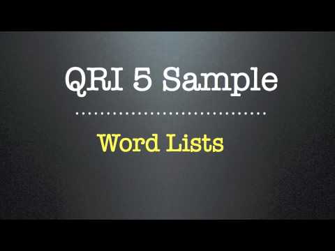 how to administer qri 5