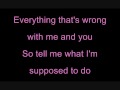 Stuttering with lyrics
