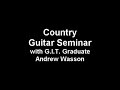 Creative Guitar.ca - Country Guitar: w/Andrew Wasson