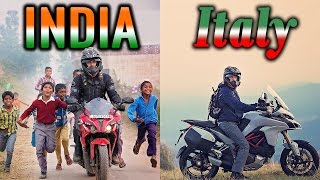 Motorcycle Travel Adventure in India/Italy w/ Safety Technology- Multistrada and Pulsar 200