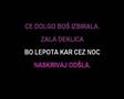 Karaoke - Mladi Dolenci - Nocoj je druga rekla mi