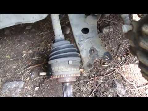 How to replace front drive axle or drive shaft Toyota Corolla. Years 1995 to 2007