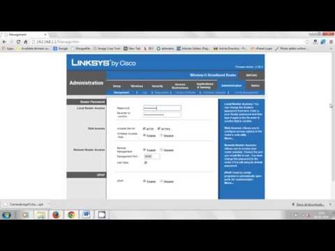 how to set password on linksys router