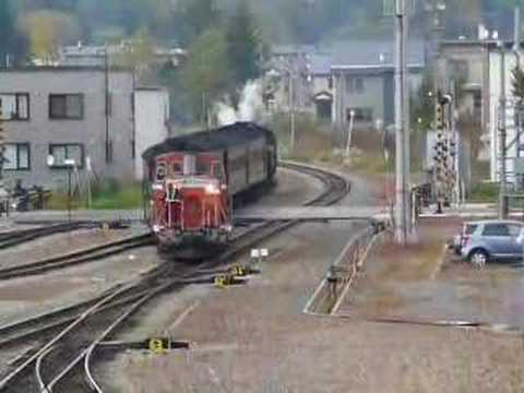 ＳＬ二セコ号　倶知安駅　入線