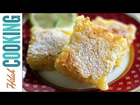 hilahcooking - Learn how to make Lemon Bars with this easy video recipe. Full ingredients at http://hilahcooking.com/lemon-bars/ HILAH COOKING: New Episodes Every Tuesday a...