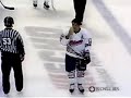 Jordan Shine mugs Cal Clutterbuck