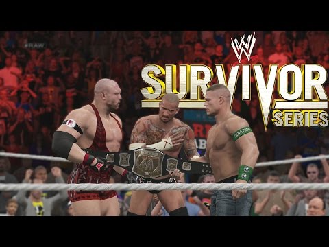 WWE 2K15 -Triple Amenaza - John Cena Vs Ryback Vs CM Punk por el Titulo de la WWE