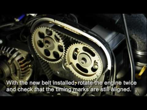 how to change ah astra timing belt