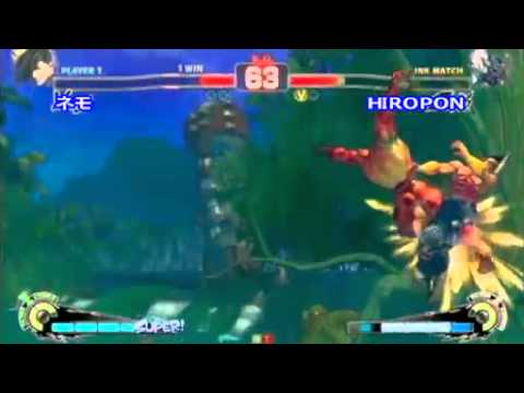 Nemo (Yang) vs. Hiropon (Seth) SSF4 AE match #1