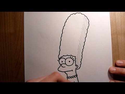 how to draw simpsons