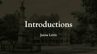 Introductions: Janna Levin