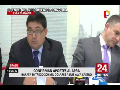 Odebrecht: Jorge Barata confirmó aportes a campañas electorales en el Perú (VIDEO)