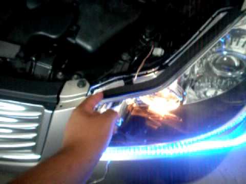 how to install audi style led strip to a car(OBSELETE TUTORIAL)