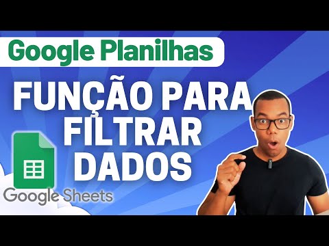 GOOGLE PLANILHAS [Google Sheets] 36 - FUNÇÃO FILTER