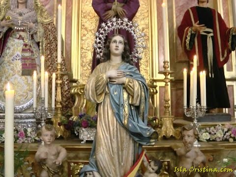 Misa del 75 Aniversario de la Bendición de la Vírgen de la Inmaculada Concepción de Isla Cristina.