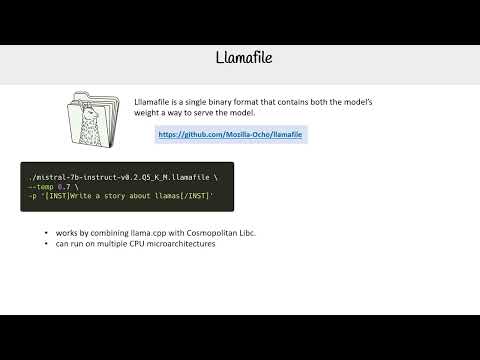 Llamafile - GenAI Essentials
