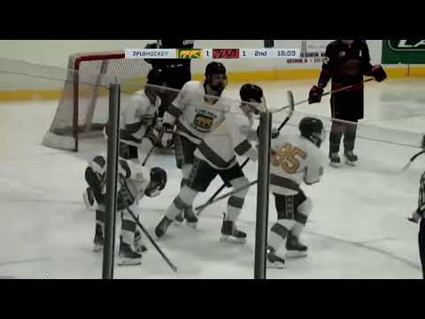 Premier USPHL First Goal Gianni Annicchiarico #85 White Jersey December 15, 2024 Chicago Cougars Ice Hockey