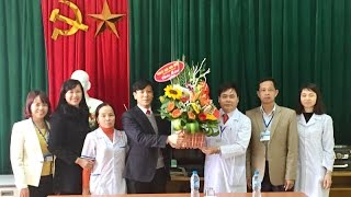 Đồng chí Đỗ Trường Sơn, Phó Chủ tịch HĐND thành phố chúc mừng ngày 27-2