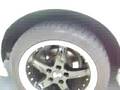 '00 v6 White mustang with black cobra rims
