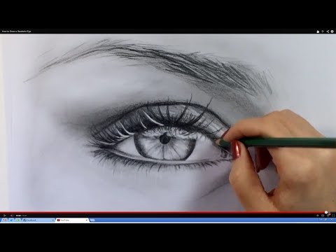 how to draw realistic eyes