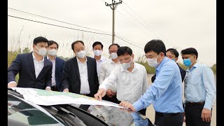 Đồng chí Ngô Hoàng Ngân, Phó Bí thư Thường trực Tỉnh ủy khảo sát thực địa tại thành phố Uông Bí