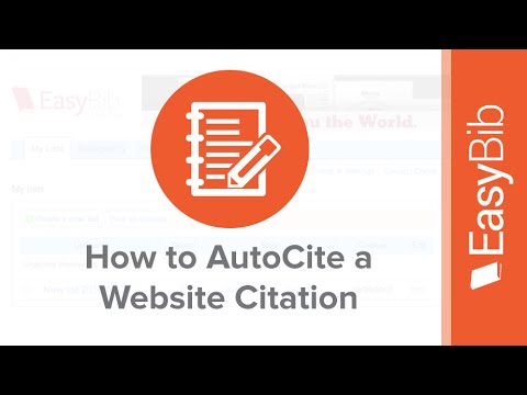 how to properly quote a website