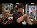 Jack Black shows middle finger