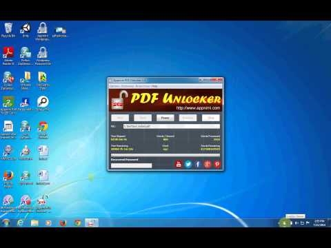 how to recover pdf password