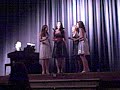 curtain call quartet (laura zini, lauren latinovich, gina magreni, caitlyn roberson) singing simply wild over me & brokenhearted at our high school concert... the mics weren't working right.. lol