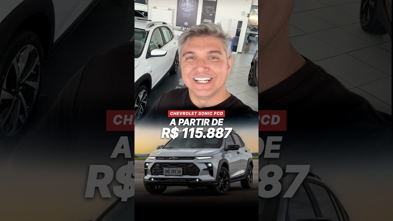 SONIC PCD a partir de R$ 115.887 na @autovia.chevrolet