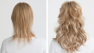 Clip in hair extensions