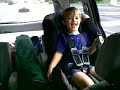 Cullen dancing in the van 2