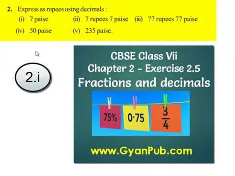 NCERT Solutions for Class 7th Maths Chapter 2 Fractions and Decimals ...