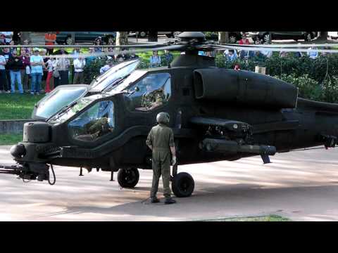 Partenza Agusta-Westland AW-129 Mangusta. Exponiamo Dalmine (BG)