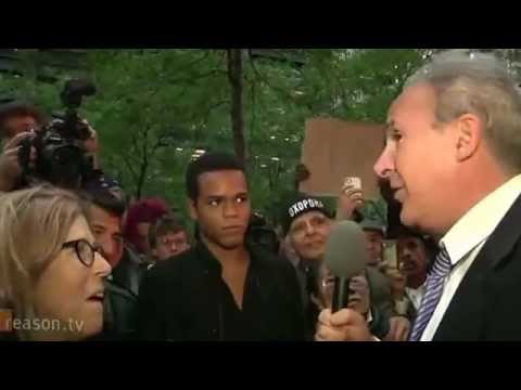 occupy wallst - Economist and Investor Peter Schiff seeks to educate some misguided people on the value of a